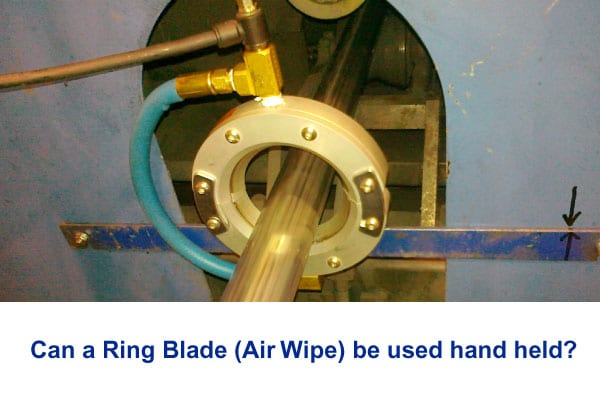 Can you hand hold a Ring Blade