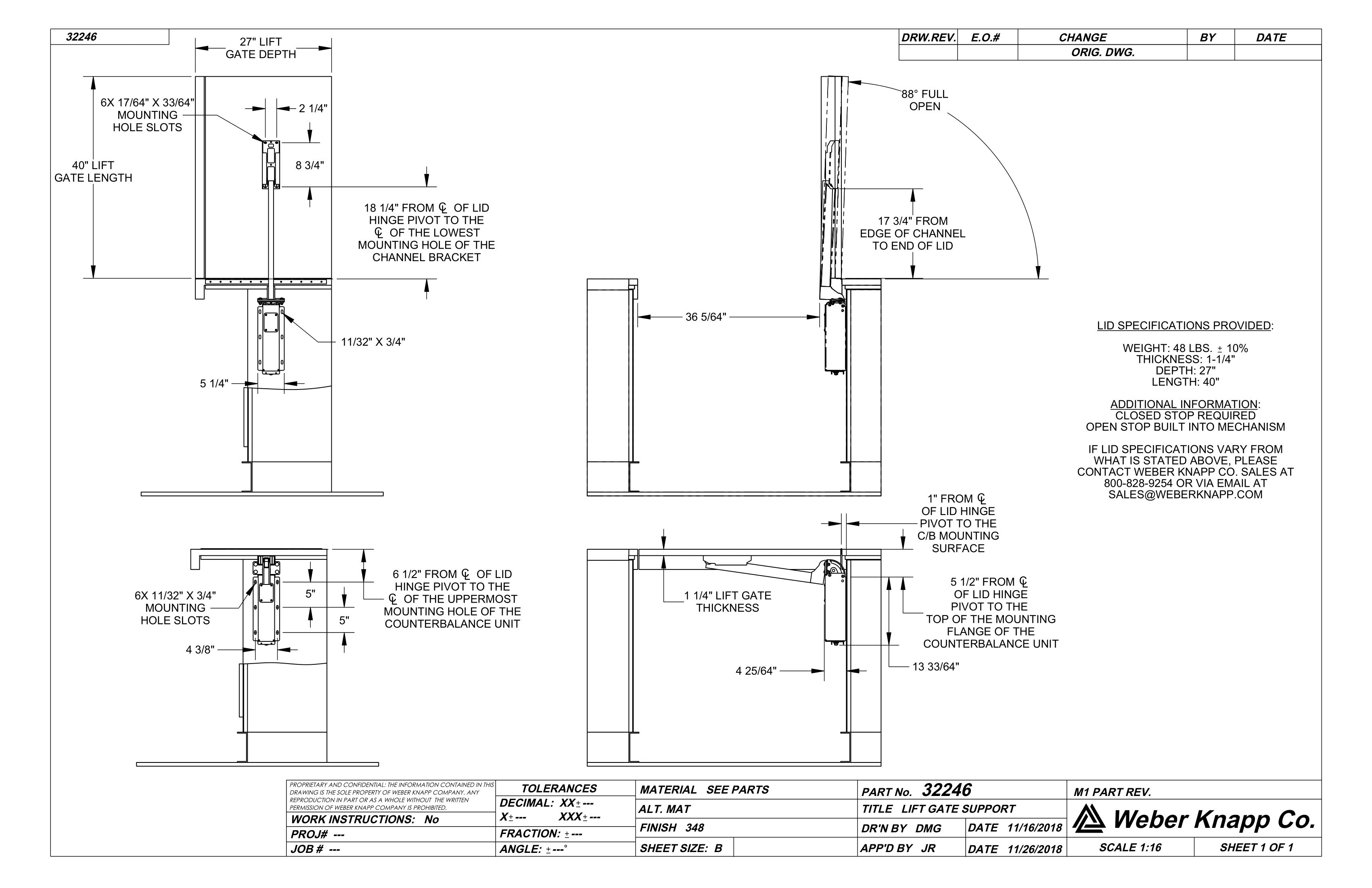 lift gate assistant calculations