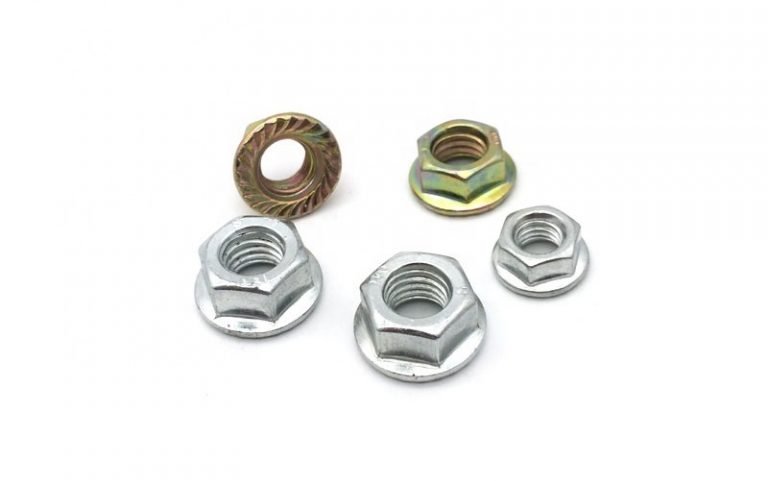 zinc plated flange nuts