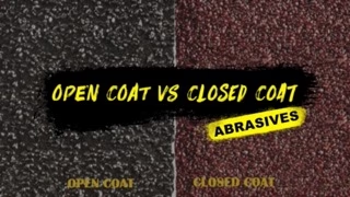 open coat vs closed coat sandpaper