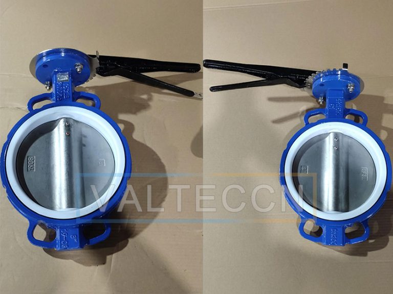 PTFE Seat Wafer Butterfly Valve Pressure Test